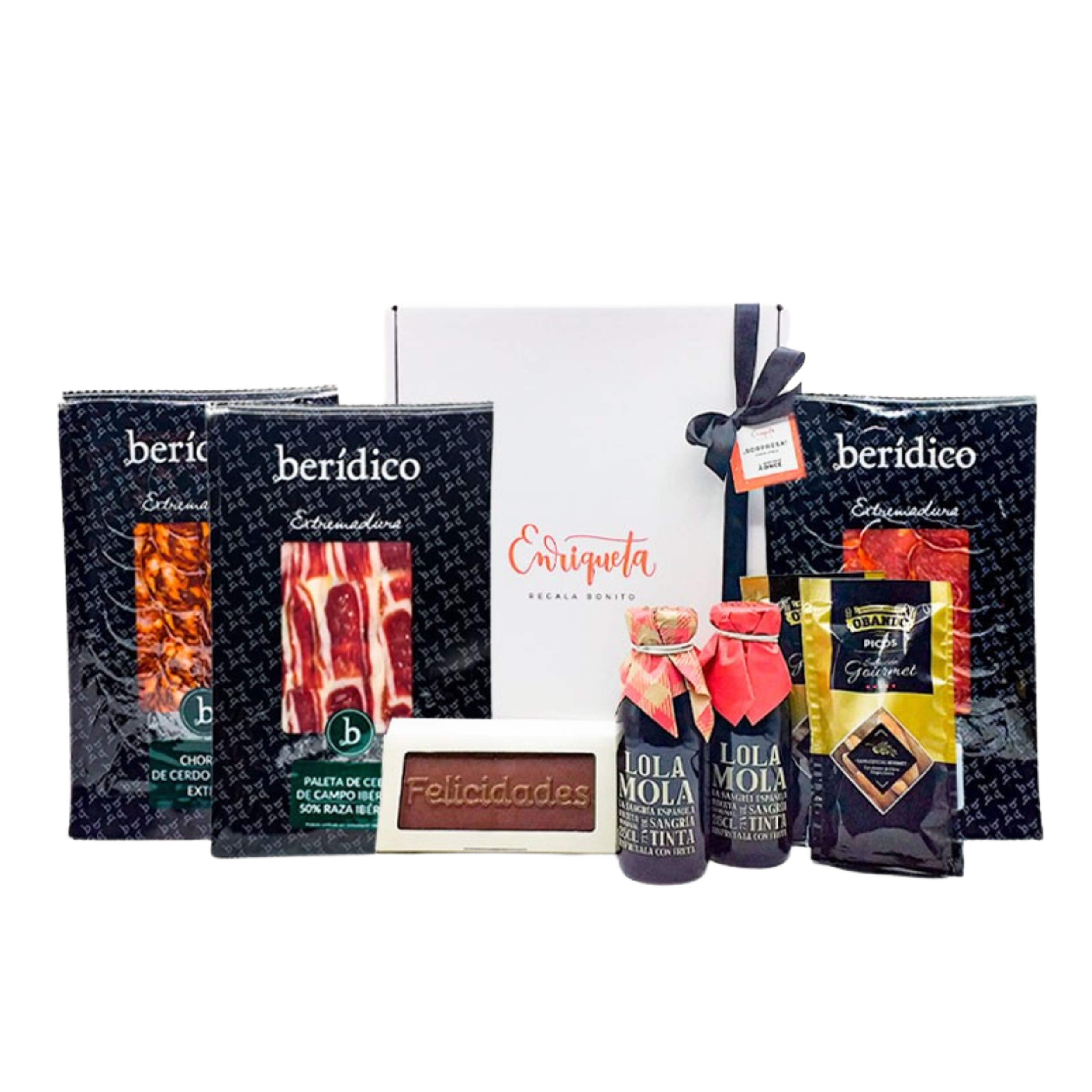 Cesta Gourmet con Productos Ibéricos y Más